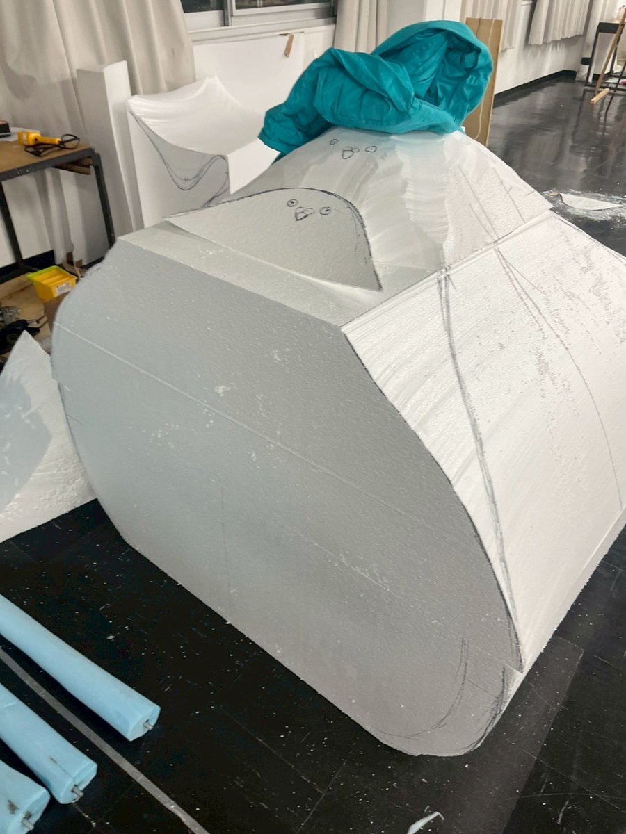 umehara38__'s tweet image. みんなに楽しんで貰えて本当に光栄です🌴
ちなみにデカチチバトの制作過程です
2ヶ月ほどかけ1人で制作しました