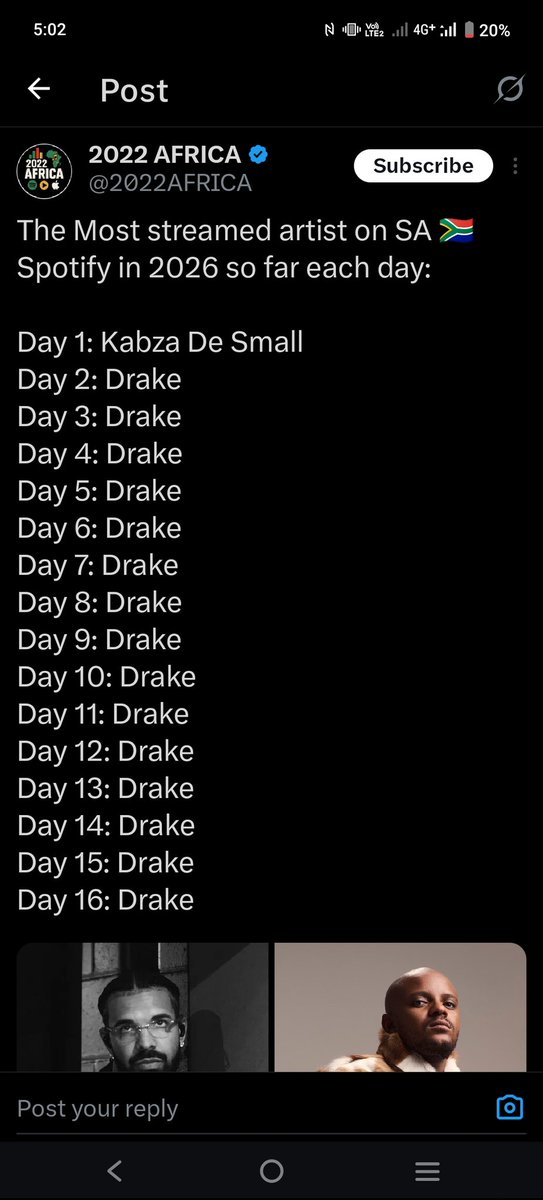 We definitely need a tour in South Africa 🇿🇦