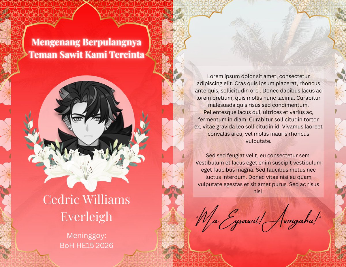 Life update: Tidak jadi #.KaburAjaDulu, Cedric meninggal dengan tenang karena diinjak Prof Brière.