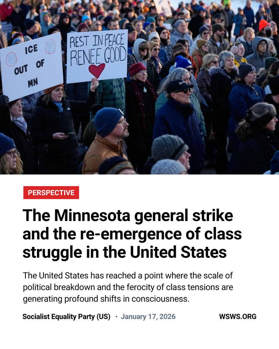 The very fact that the general strike has entered political discussion is itself an expression of a new stage in the class struggle and the social and political polarization of the United States. Read the perspective at: WSWS dot org