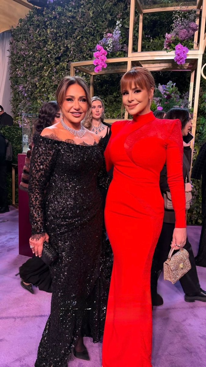 Carole Samaha &amp; Laila Eloui last night at Joy Awards ♥️

#كارول_سماحة #JoyAwards #JoyAwards2026