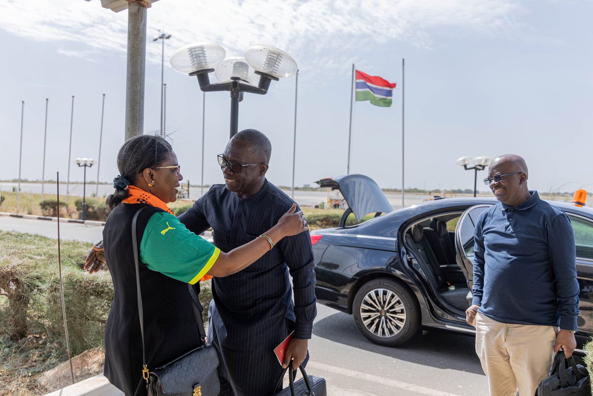 We’re honored to welcome <a href="/SennenHounton/">Sennen Hounton</a>, Regional Director for <a href="/UNFPA_WCARO/">UNFPA WCARO</a>, for an official visit to 🇬🇲 

During his 5️⃣-day visit, he will engage with partners to accelerate progress for maternal health &amp; the protection of women &amp; girls.

Welcome to The Gambia, Dr. Hounton😊