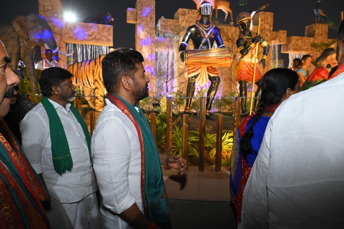 చరిత్ర చెదిరిపోకుండా… 
సంస్కృతి సాంప్రదాయం వర్ధిల్లేలా… 
భక్తుల విశ్వాసం ద్విగుణీకృతం అయ్యేలా… 
ఆచారాలు శాశ్వతంగా నిలిచేలా… 
సమ్మక్క - సారలమ్మల వీర చరిత్ర మరో వెయ్యేళ్లైనా నిలిచిపోయేలా మేడారంలో ప్రజాప్రభుత్వం చేపట్టిన శాశ్వత అభివృద్ధి కార్యక్రమాలను సహచర మంత్రులు, అధికారులతో