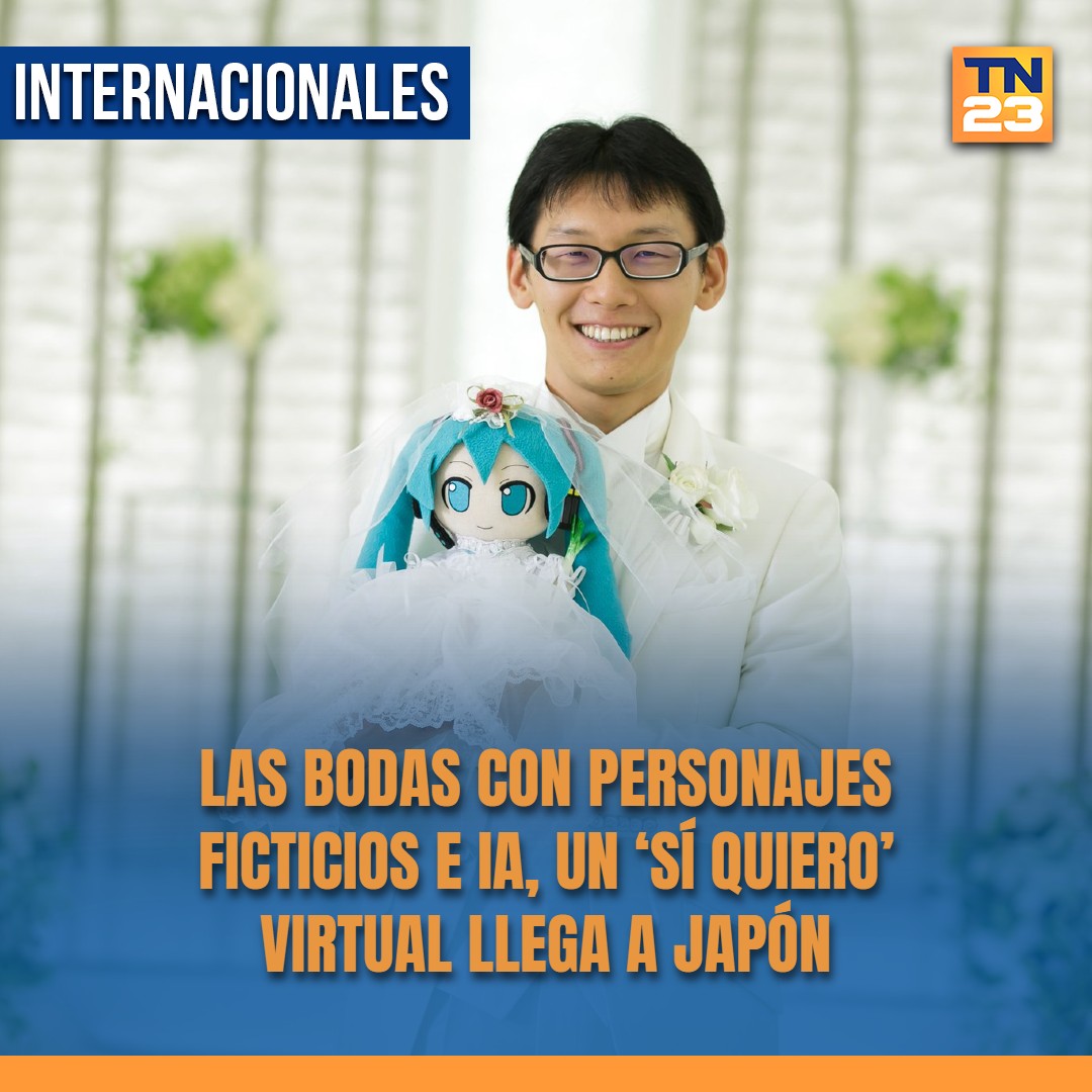 TN23NOTICIAS's tweet image. Amor digital: crecen las #bodas con IA y personajes ficticios en #Japón 💍😲➡ bit.ly/4sKJ1n1