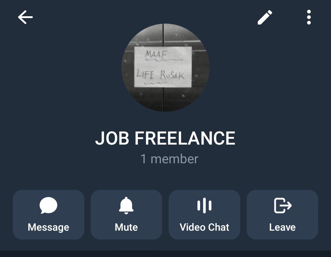 ada yang mau join kah guys? insyaallah tiap harinya bakalan ada job 

#zonauang #freelance