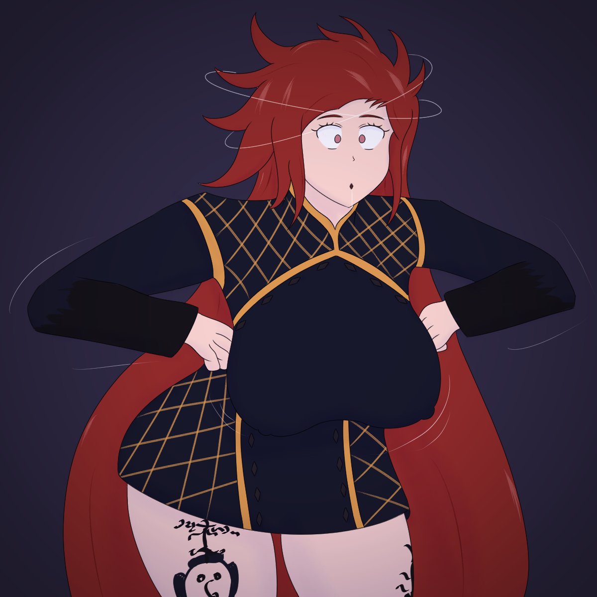 I see the NA servers are having their Samurai Remnant event so I'm taking this chance to let yall know my personal of the cast back when I played it: the esteemed Dorothea Coyette

And of course I had to showcase this dignified noble lady as confused clucking chicken