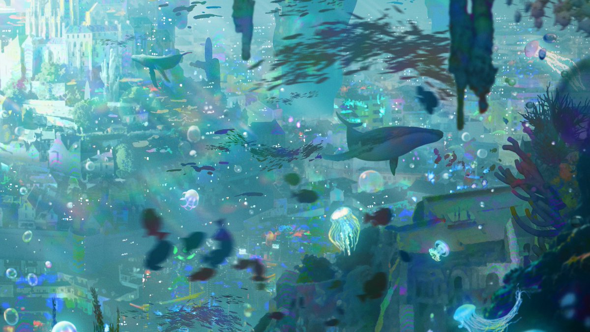 Echoes of life underwater. 🫧