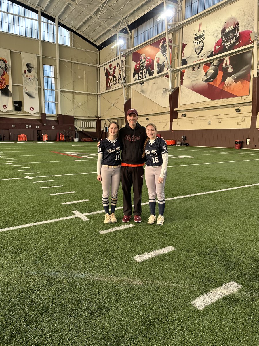 I always enjoy being in Blacksburg and thank you <a href="/HokiesSoftball/">Virginia Tech Softball</a> for having an awesome camp! Love having my teammate <a href="/Caroline_Winser/">Caroline Winser</a> at camp with me. <a href="/jjpower19/">Joshua Johnson, PhD</a> <a href="/michaellew10/">Mike Lewis</a> <a href="/teamnctaylor/">@teamnctaylor</a> <a href="/TeamNCSoftball/">Team North Carolina Softball</a>