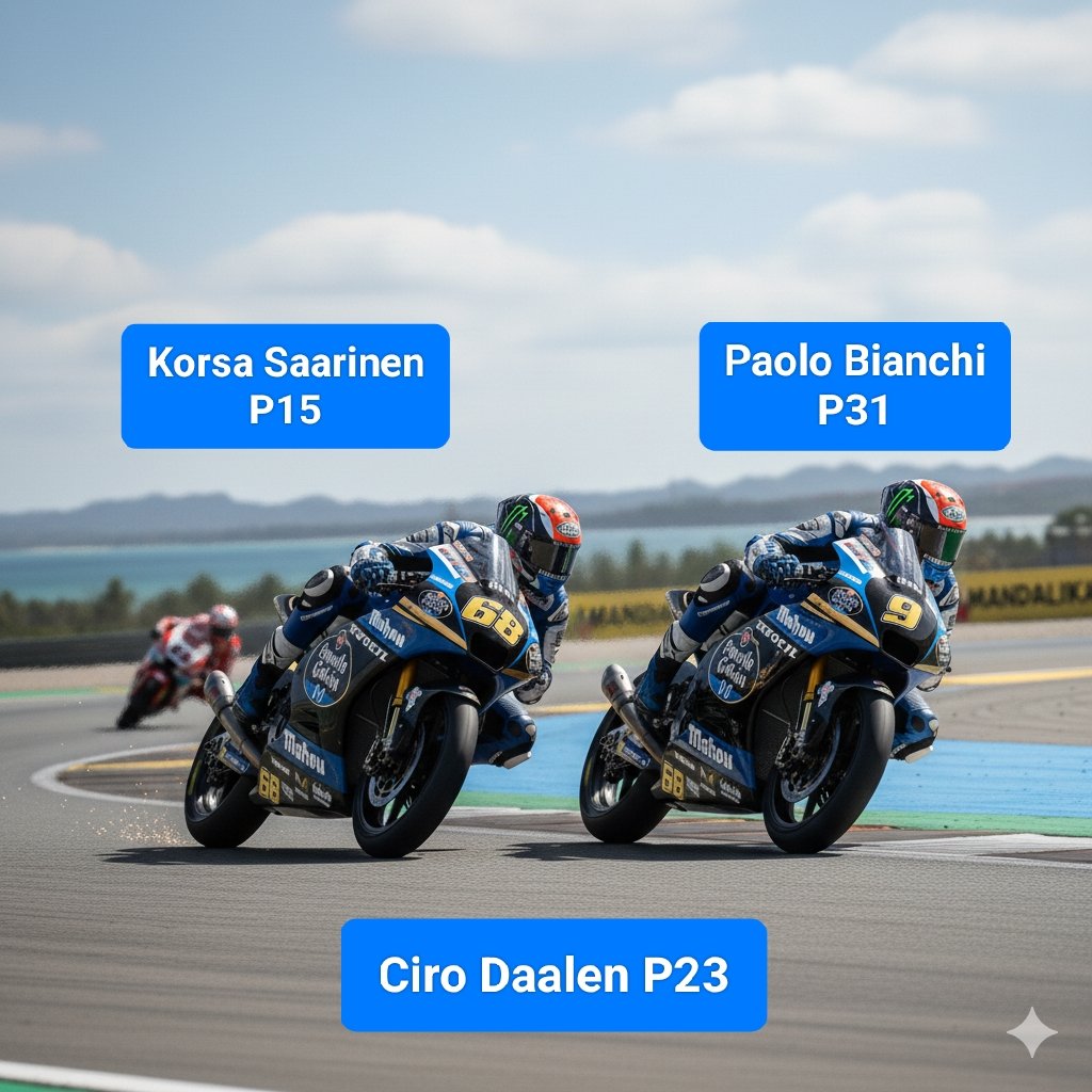 VDSTeamSIM's tweet image. Clasificación regulera, podría haber estado bastante mejor

@Korsa68 P15
@CDaalenOfficial P23
@PaoloBianchiGP P31