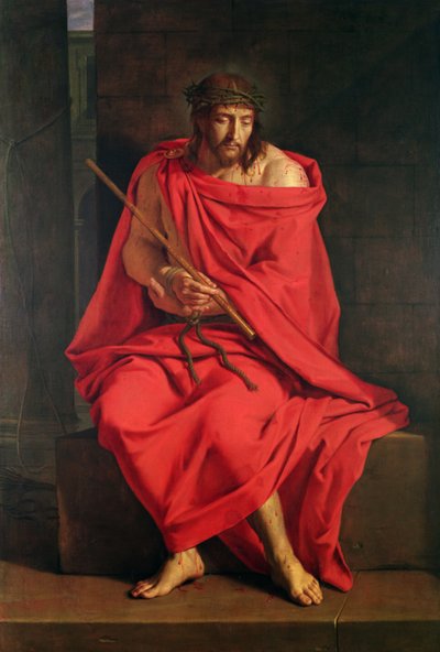 Me tiene fascinada.
Philippe de Champaigne, Ecce Homo, hacia 1650. 
Musee National de Port-Royal des Champs, France