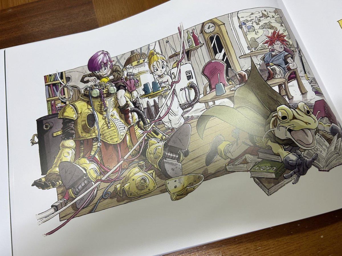 クロノトリガーオケコンのパンフレット絵本みたいで素敵すぎるよ