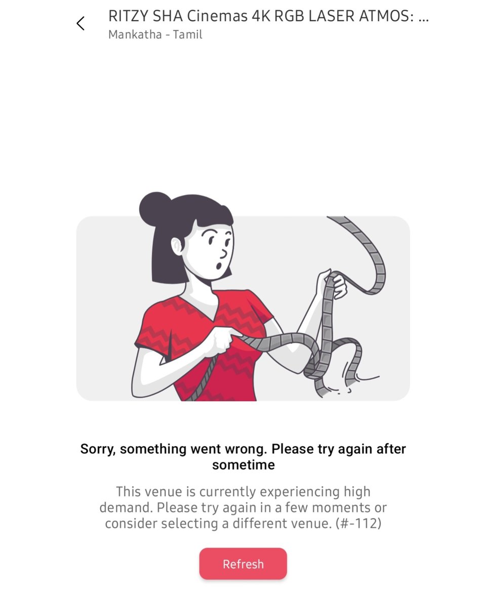 Oru re-release booking ku server crash panni vechurukaanga 🫢🔥

#Mankatha