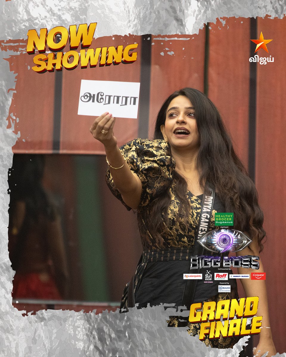 vijaytelevision's tweet photo. Aurora Evicted ✌🏽 Proud of you girl  ❤️ | Bigg Boss Tamil Season 9

#BiggBossTamilSeason9 #NowShowing #OnnumePuriyala #BiggBossSeason9Tamil #BiggBoss9 #BiggBossSeason9 #VijaySethupathi #BiggBossTamil #BB9 #BiggBossSeason9 #VijayTV #VijayTelevision https://t.co/d3G4yp5V6Z
