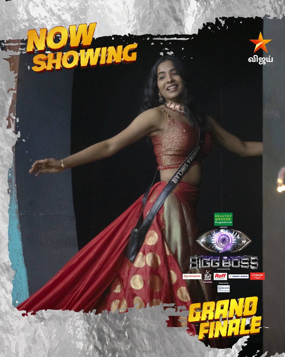 vijaytelevision's tweet photo. Aurora Evicted ✌🏽 Proud of you girl  ❤️ | Bigg Boss Tamil Season 9

#BiggBossTamilSeason9 #NowShowing #OnnumePuriyala #BiggBossSeason9Tamil #BiggBoss9 #BiggBossSeason9 #VijaySethupathi #BiggBossTamil #BB9 #BiggBossSeason9 #VijayTV #VijayTelevision https://t.co/d3G4yp5V6Z