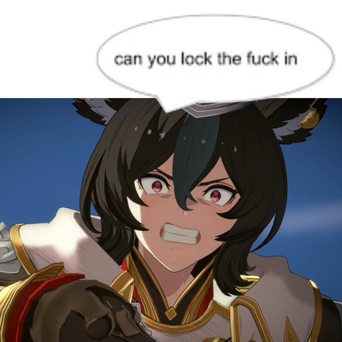 yes ma'am sorry ma'am 1000 pushups coming right up ma'am glory to the society