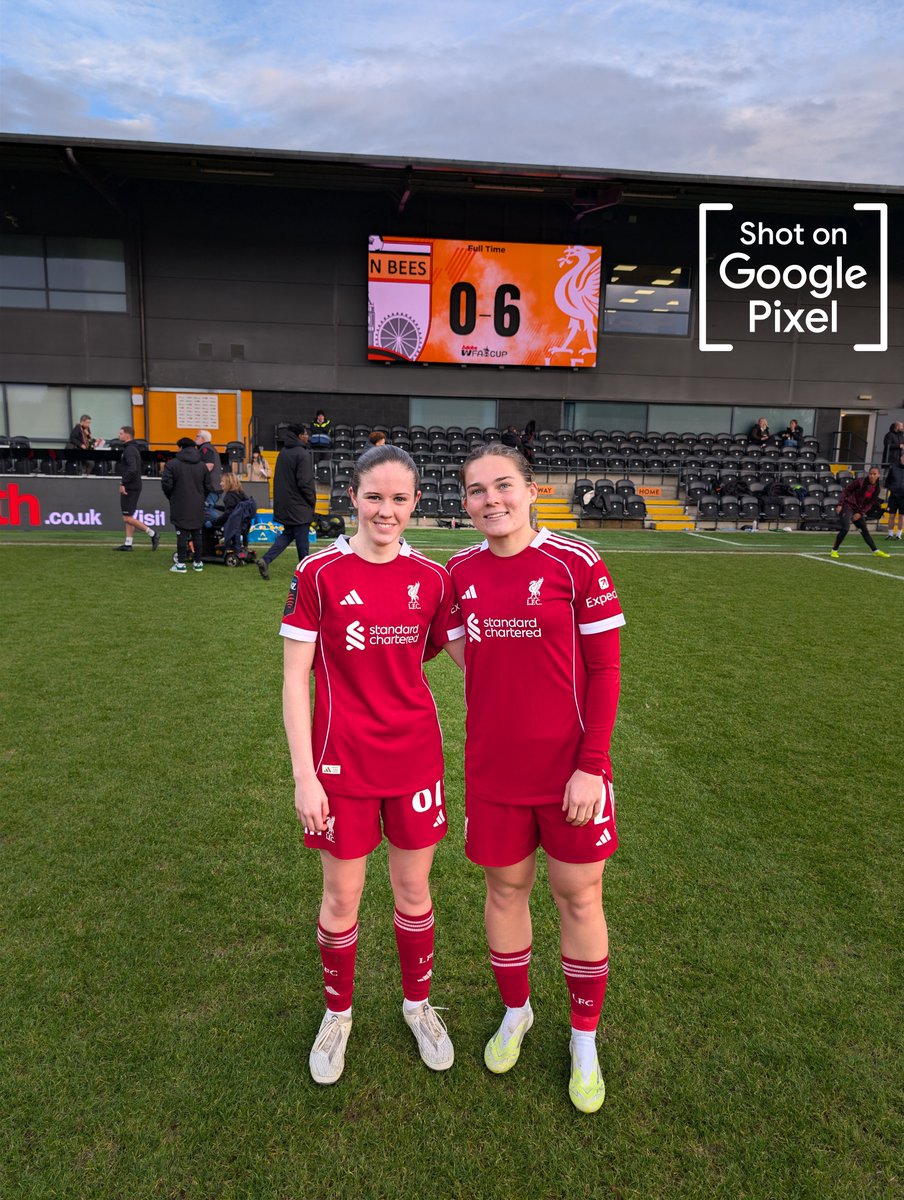 LiverpoolFCW's tweet photo. Our youngest and now second youngest ever player in the WSL era together 😁

Congratulations, Maizie 👏 https://t.co/HpgtbjrbC4