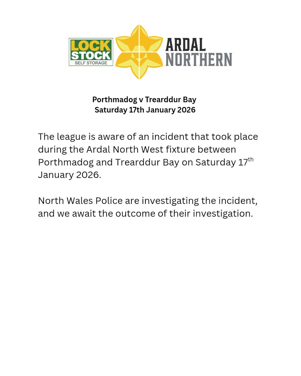 Lock Stock Ardal Northern Leagues tweet media