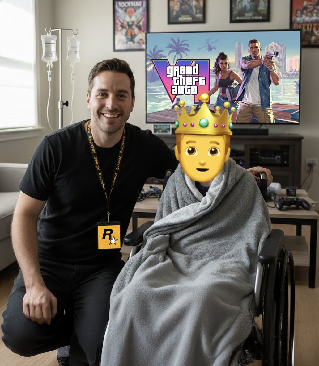 webtekno's tweet image. Herkesten önce GTA 6'yı o oynayacak! 👇

📌 Rockstar Games, kanserle mücadele eden bir GTA hayranına büyük jest yaptı.

📌 Ubisoft çalışanı Anthony Armstrong, LinkedIn’de yaptığı paylaşımda kanserle mücadele eden bir aile üyesinin bir yıldan az bir ömrü kaldığını belirtti. Bu…