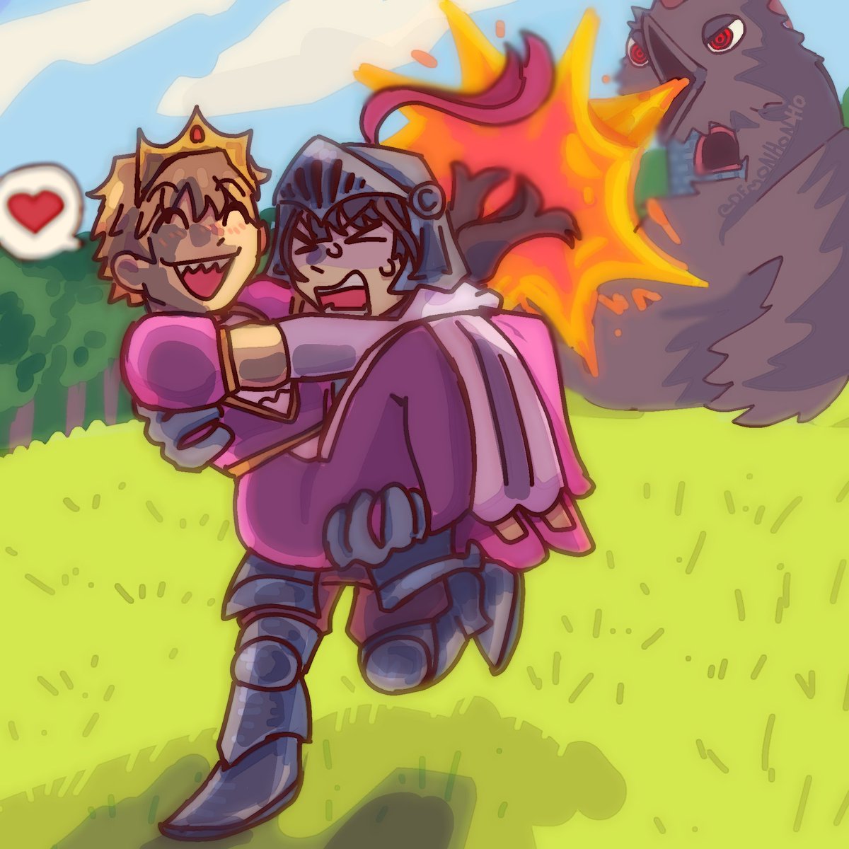 Demonhonho's tweet image. The damsel in distress was saved
#asaden #yoru