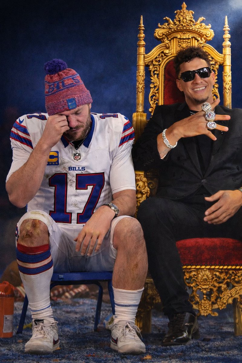 StarcadeMediaKC's tweet photo. Just so we are still aware which QB is still king of the #AFC. #chiefskingdom #billsmafia https://t.co/QKM1GY3si5