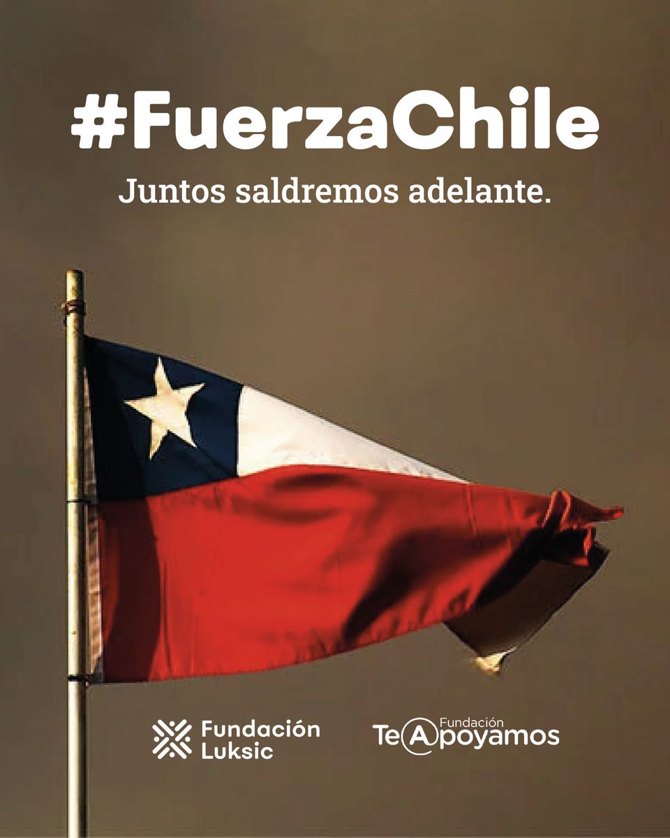 FundacionLuksic's tweet image. Mucha fuerza a todos los afectados por los incendios en la zona centro sur del país! Nuestros equipos ya están en contacto con municipalidades de las zonas afectadas para poder apoyar de la mejor forma en esta emergencia. 

#FuerzaChile juntos saldremos adelante!💪🏻🇨🇱