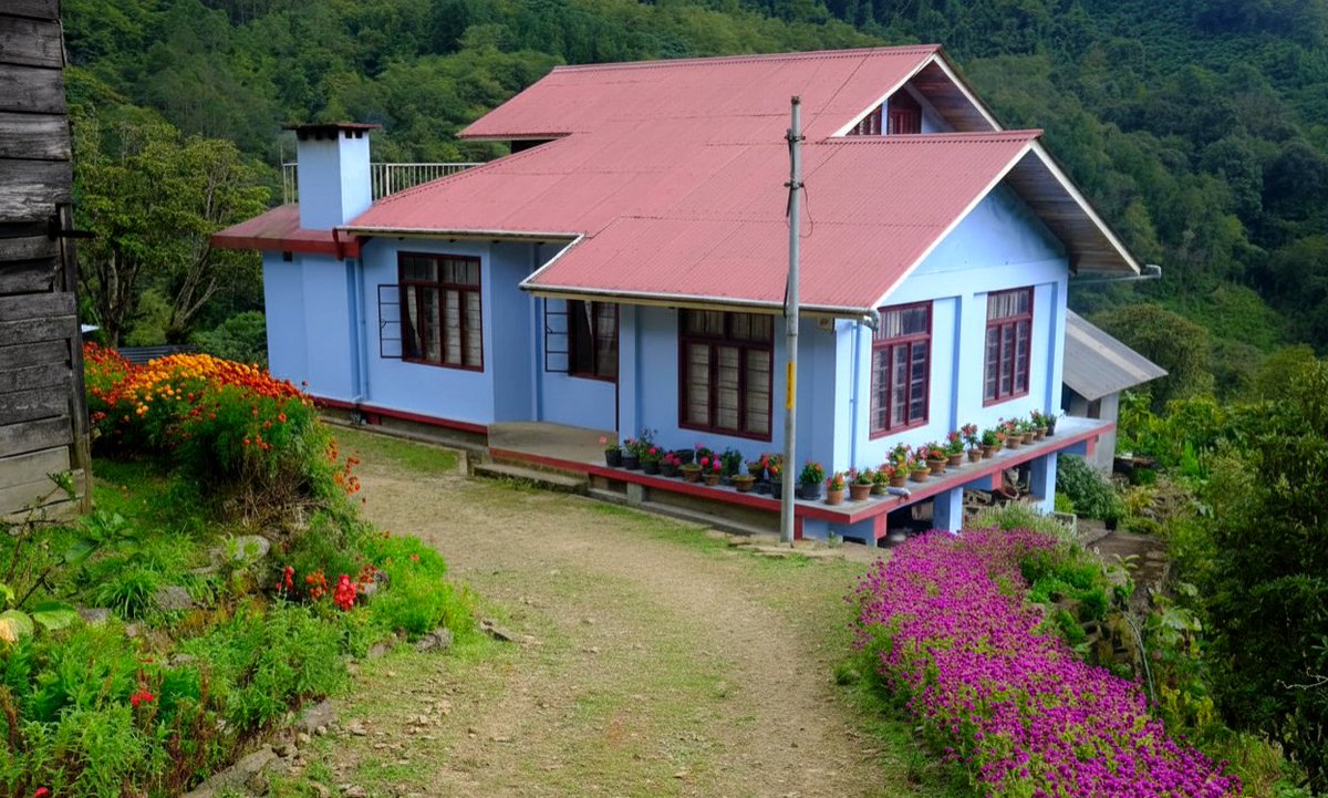 IndiaAesthetica's tweet image. Dzuleke Village , Nagaland 🟢🔵🏡🇮🇳