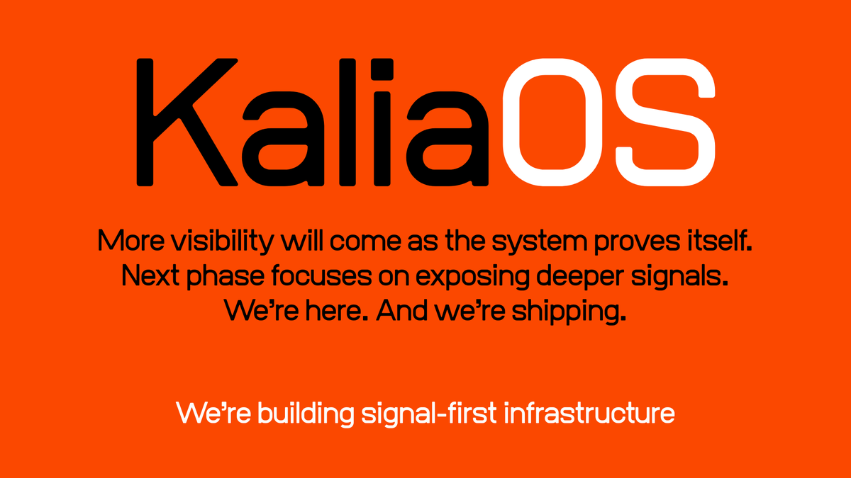kaliaOS by elizaOS tweet media