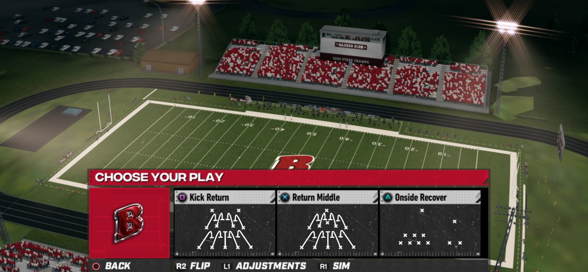 WisconsinHSFB26's tweet image. @lgbadgerFB is in the game #WIAA #wisfb