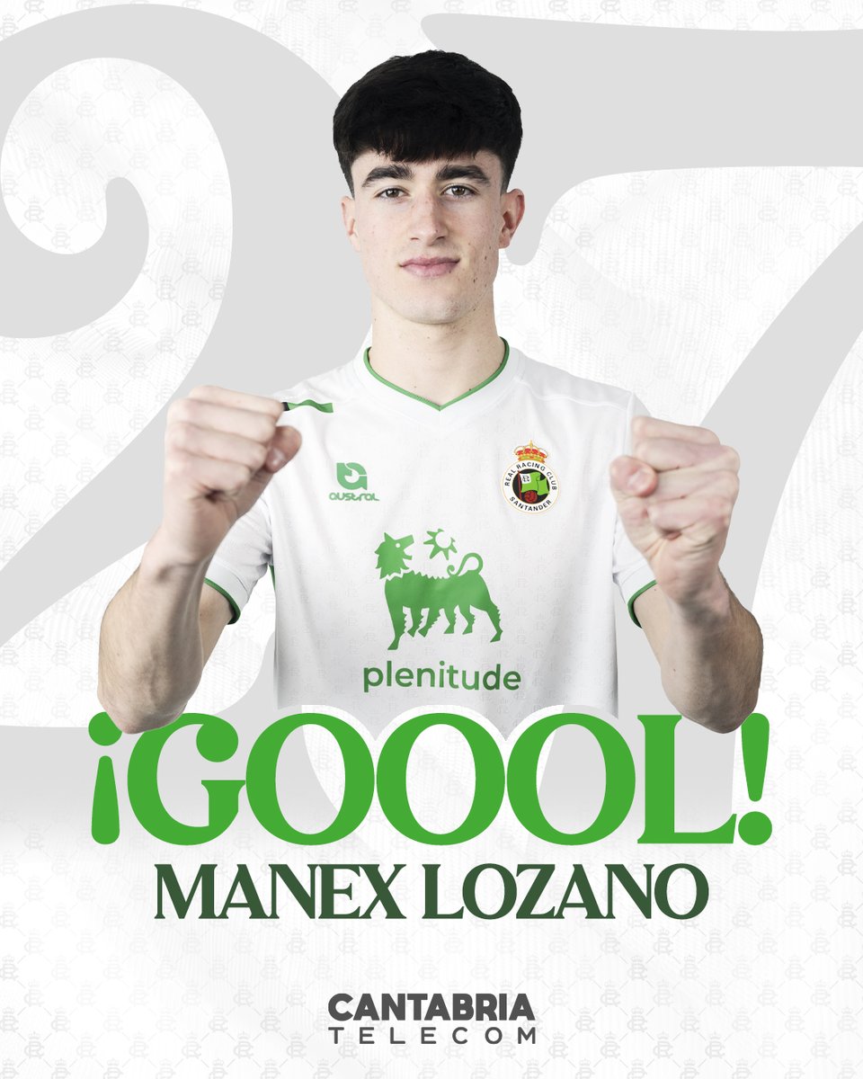 💎 ¡¡MANEX MANEX MANEX MANEX GOOOOOOOOOOOOOOL!!!

⏱️ 27' (1-0)
#️⃣ #RacingLasPalmas