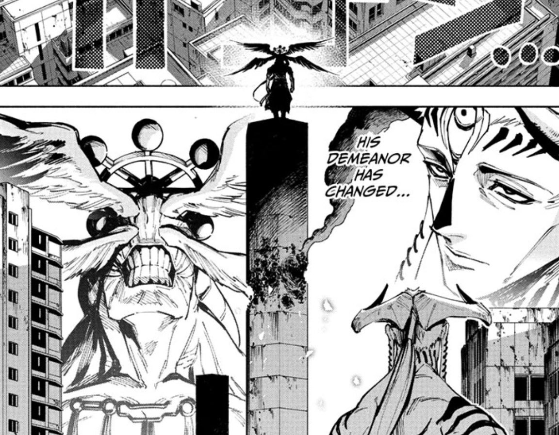 Mahoraga realized he fully adapted to Dabura’s CT and just started aura farming😭