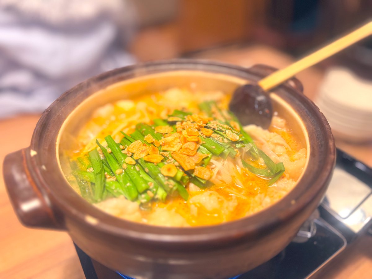 赤からでモツ鍋食べてきた🍻赤からとはまたちょっと違った味で美味しかった！！