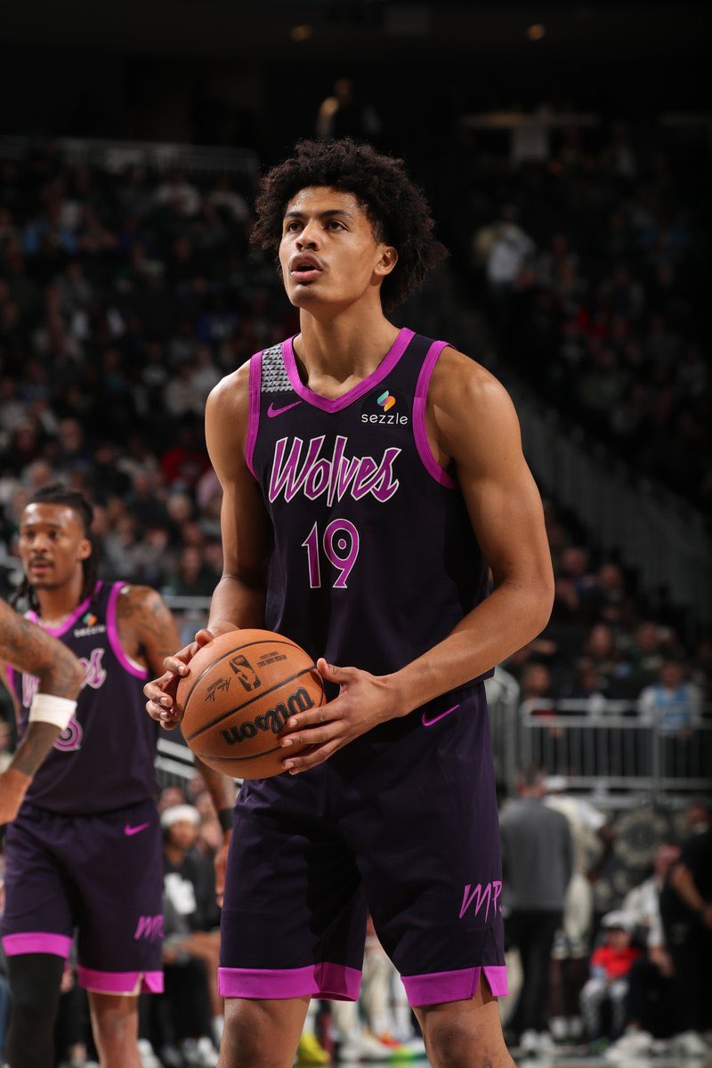 ButtaSports's tweet image. A guy who picked up a basketball only a couple years ago is going to be the first rookie to break Finch’s rotation since Jaden and Ant came in