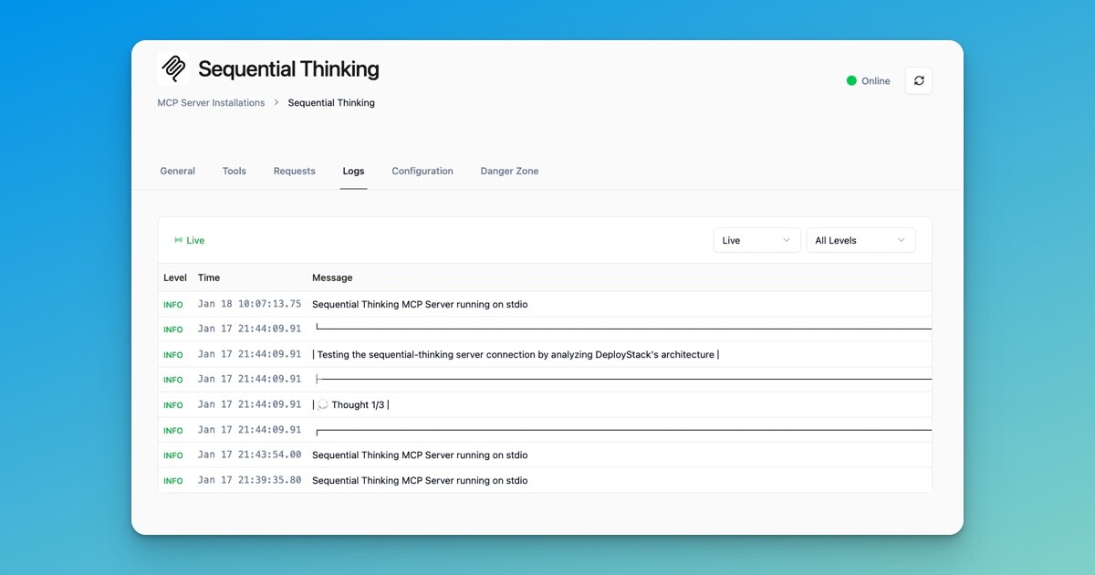 Deploy Stack tweet media