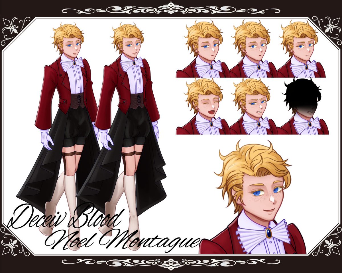 CoC6th Deceiv Blood KP：アルス PC/PL HO1：ノエル・モンタギュー(みこみこまり) HO2：ルーカス・モンタギュー ...