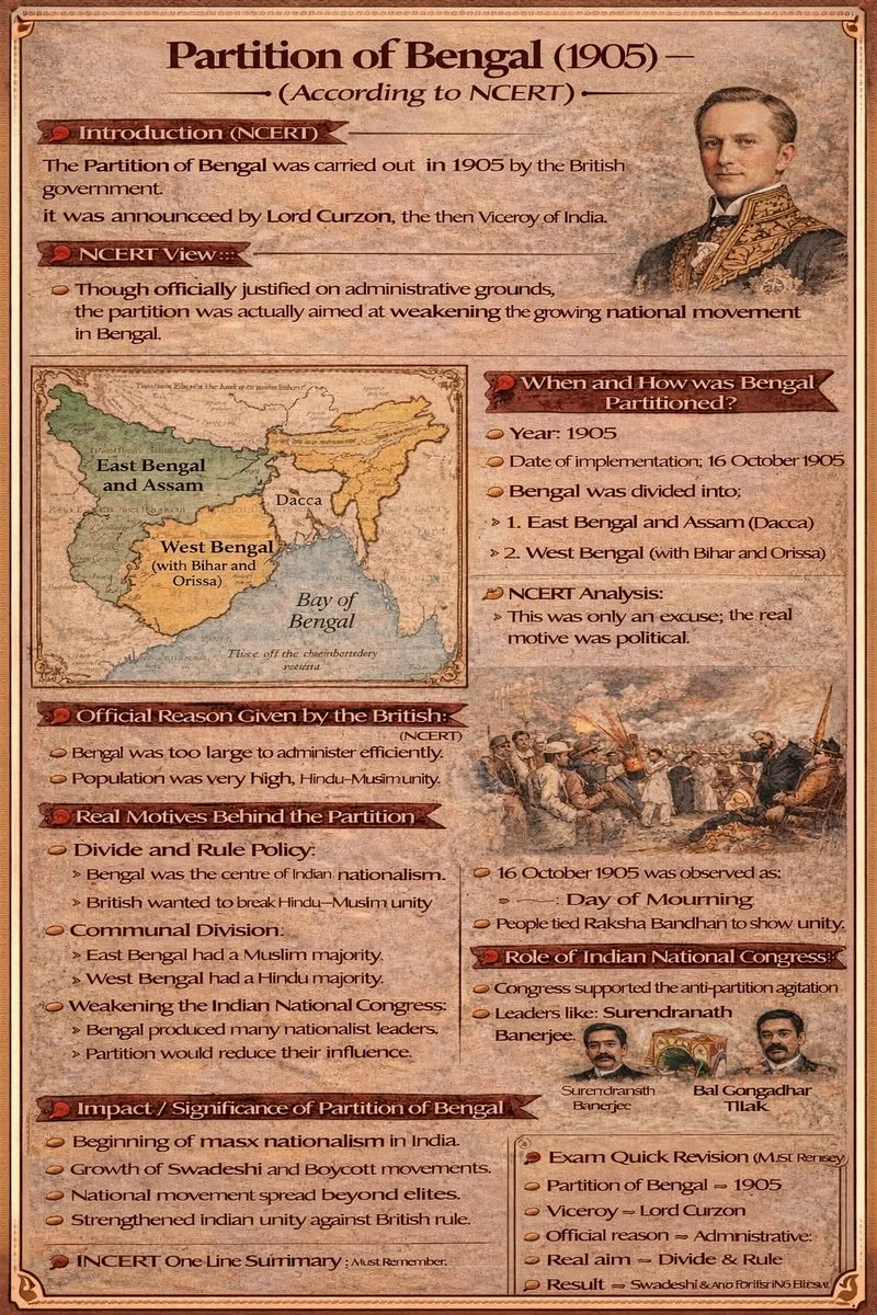 upscnetwork4's tweet photo. Partition of Bengal.
#StatePSCExam #jkssbexams #sscexams #UPSC #modernhistory #subscreibemypageformore #followmeformorecontent https://t.co/Nbp9cAmyXs
