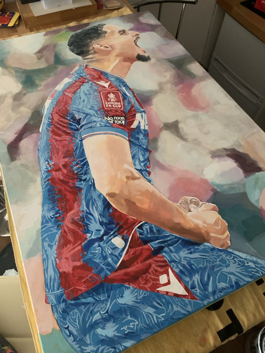 StuartRyan11's tweet image. Making progress with my latest @EmiratesFACup painting of @LacroixMaxence 🖌️🎨🦅❤️💙🏆

#cpfc #art #football #FACup 

@TalkCPFC @CEO4TAG @eastmamba @deanhenderson @cpfcdsa 

instagram.com/studioartwork_…