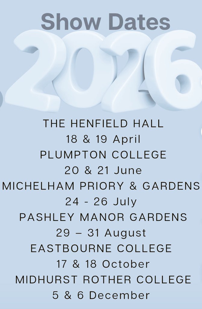 New dates for our up and coming shows, #ceramiclovers #homesdecorations #bymyhands #sussexguild #craftsshows #pottery #showcase #handmade