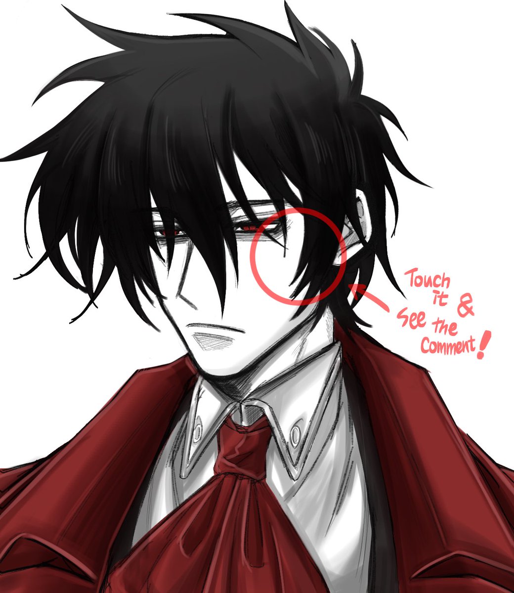 #hellsing
동그라미를 터치하고 타래를 봐주세요