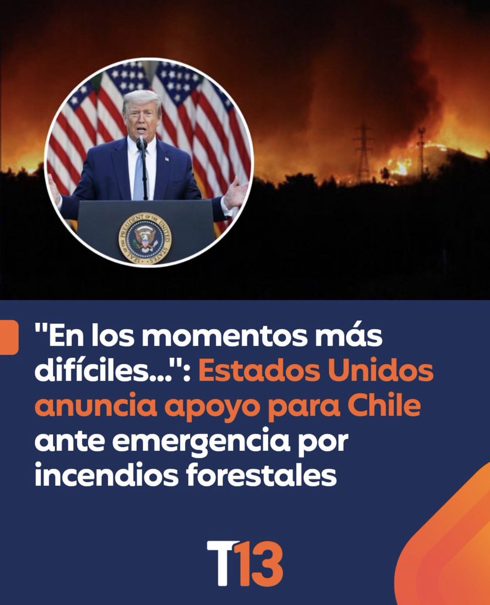 ciudadanovidela's tweet photo. El Presidente de Estados Unidos anunció apoyo frente a los incendios forestales que afectan a nuestro país.

Hago un llamado a todas las grandes mineras de la Región de Antofagasta a actuar con rapidez y aportar con apoyo concreto para las familias que hoy están sufriendo esta tragedia, sin olvidar a las mascotas, que también padecen las consecuencias de estos incendios.

Hoy se necesita solidaridad real y acción inmediata.