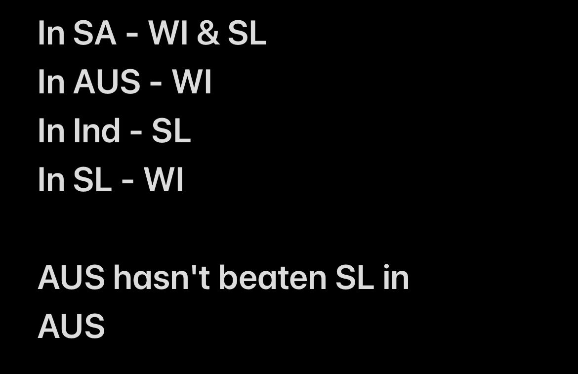 Top 8 Teams not to win an ODI series in some countries