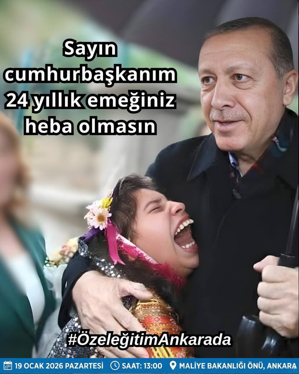 #ÖzeleğitimAnkarada

<a href="/RTErdogan/">Recep Tayyip Erdoğan</a>
<a href="/EmineErdogan/">Emine Erdoğan</a>
<a href="/tcbestepe/">T.C. Cumhurbaşkanlığı</a>
<a href="/iletisim/">T.C. İletişim Başkanlığı</a>
@ccsbb
<a href="/HMBakanligi/">T.C. Hazine ve Maliye Bakanlığı</a>
<a href="/memetsimsek/">Mehmet Simsek</a>
<a href="/tcmeb/">Millî Eğitim Bakanlığı</a>
<a href="/Yusuf__Tekin/">Yusuf Tekin</a>
<a href="/tcailesosyal/">T.C. Aile ve Sosyal Hizmetler Bakanlığı</a>