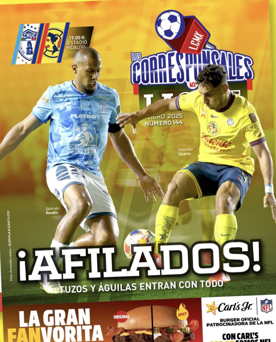 ¡¡DOMINGO DE FUTBOL!!¡¡JUEGAZO!! ⚽️🌪️🦅🏟️
#Tuzos y #Aguilas se ven las caras, esta noche, en el Hidalgo. Fecha 3 del Clausura 2016.
Volvemos a la circulación con nuestra Guía del partido. Búscala impresa en el estadio o recíbela en tu celular. Es gratuita! 😀👋🏼