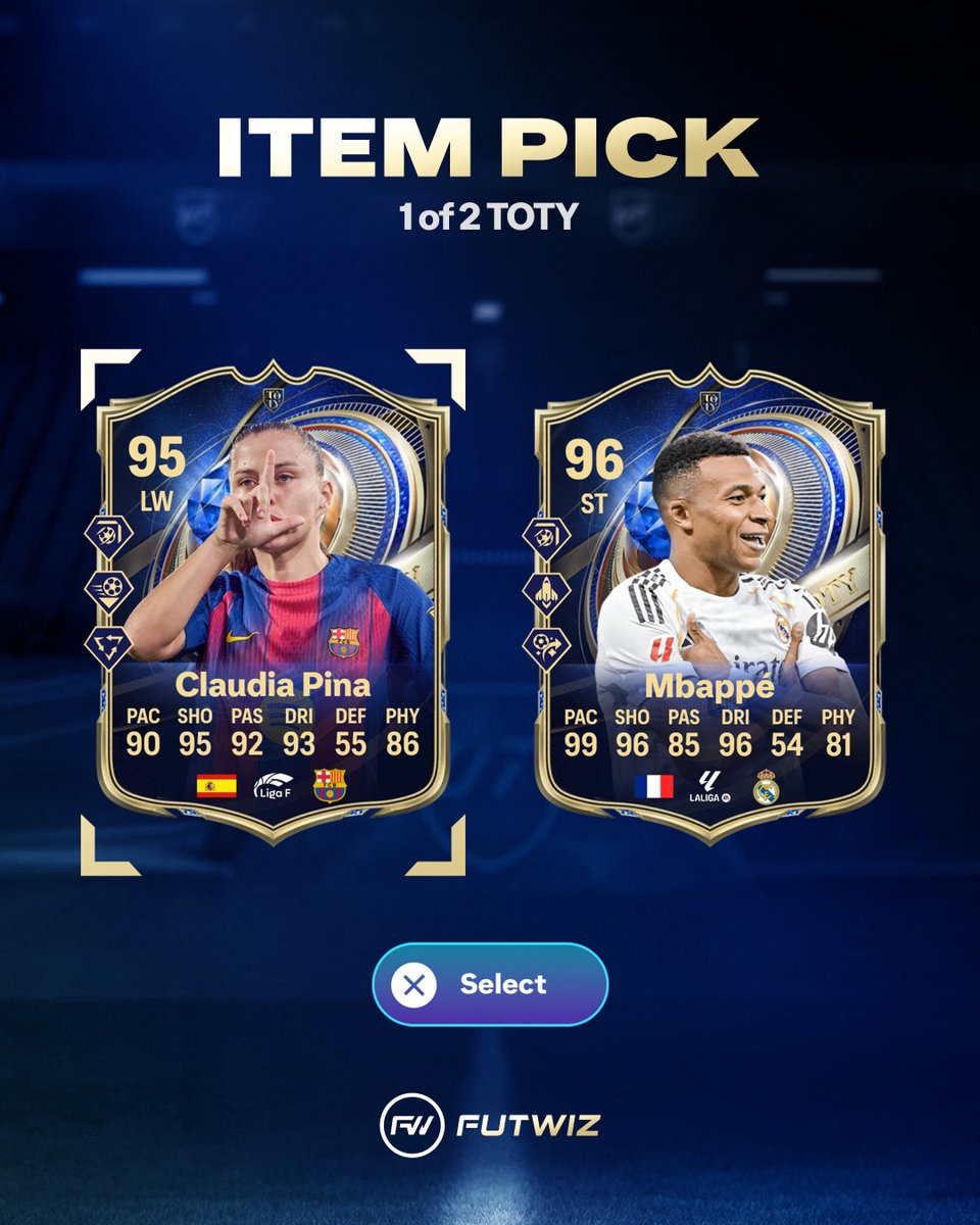 If this appears on your account... who are you picking? 🤔

Like for Pina 
RT for Mbappe 

(I'm picking Pina all day 😭)