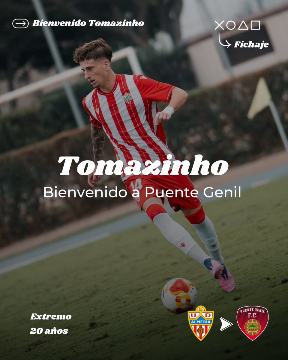 📣 𝗖𝗢𝗠𝗨𝗡𝗜𝗖𝗔𝗗𝗢 𝗢𝗙𝗜𝗖𝗜𝗔𝗟 | 𝗧𝗢𝗠𝗔𝗭𝗜𝗡𝗛𝗢

Tomazinho se convierte en nuevo jugador del Salerm Puente Genil F.C.

🇵🇹 Bem-vindo a Puente Genil, bem-vindo a Manuel Polinario.

#SubimosJuntosSeguimosJuntos | #VamosRojillos