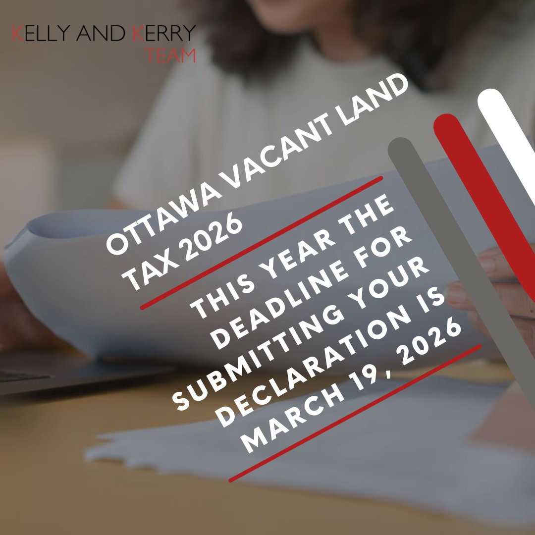 Reminder! Declarations can be made from January to the Interim Tax due date (the third Thursday in March) on the City of Ottawa website.
