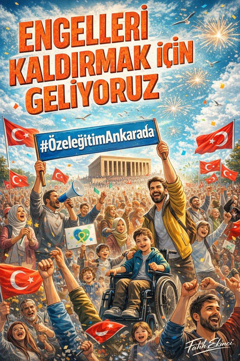 fatihekinci41's tweet photo. Özel eğitim ve rehabilitasyon sistemi alarm veriyor.

Bu sessizlik kabul edilemez.
Bu görmezden gelme sürdürülemez.

Engelleri kaldırmak için geliyoruz.

@tcmeb @saglikbakanligi
@RTErdogan 
#ÖzelEğitimAnkarada https://t.co/d25DkfRYgQ
