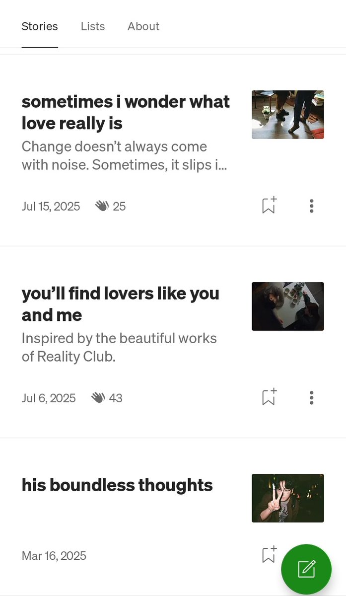 oh to be loved by a writer (i am the writer) hehehehe