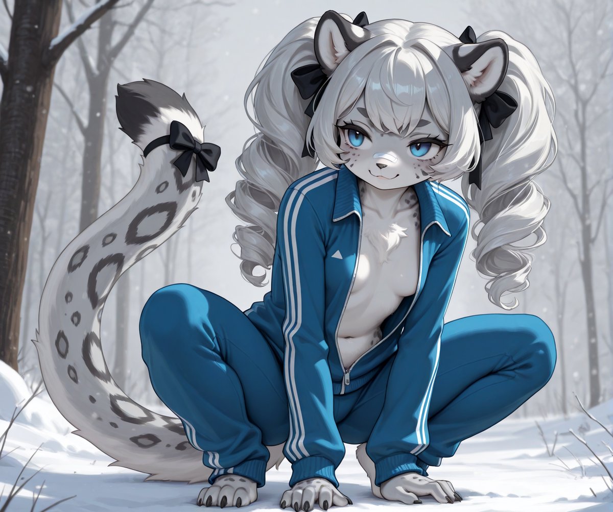 Winter training? Nah, just warming up the snow with my vibes

#FurryAIArt #FurryAI #Furry #AIart #NSFW
