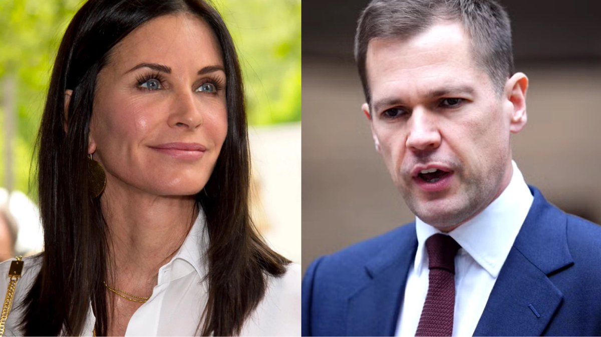 FakeShowbizNews's tweet photo. Courteney Cox says Reform UK and the Conservatives shouldn’t be arguing over who gets to keep Robert Jenrick, they should be arguing over who is to BLAME for Robert Jenrick.

“Now let it go - the man SUCKS,” she concluded https://t.co/wZKQulNvGU