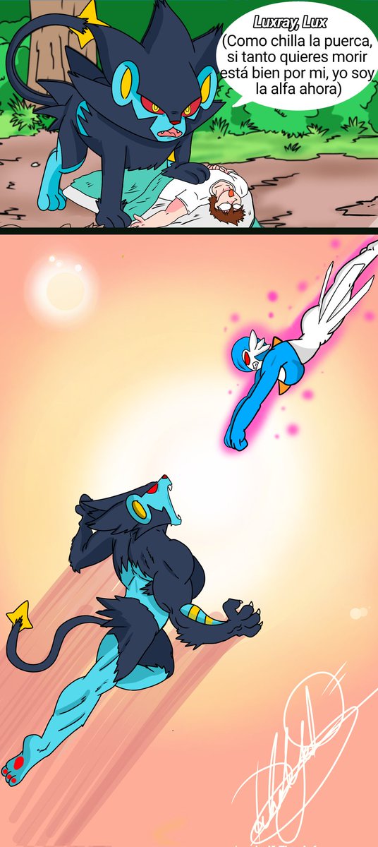 DanielMejia098's tweet image. Mini cómic Gardevoir y su entrenador en latam #23 junte ambas para que se entendiera mejor